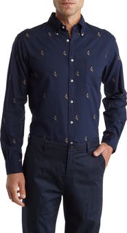 Brooks Brothers Owl Cotton Button-Down Shirt