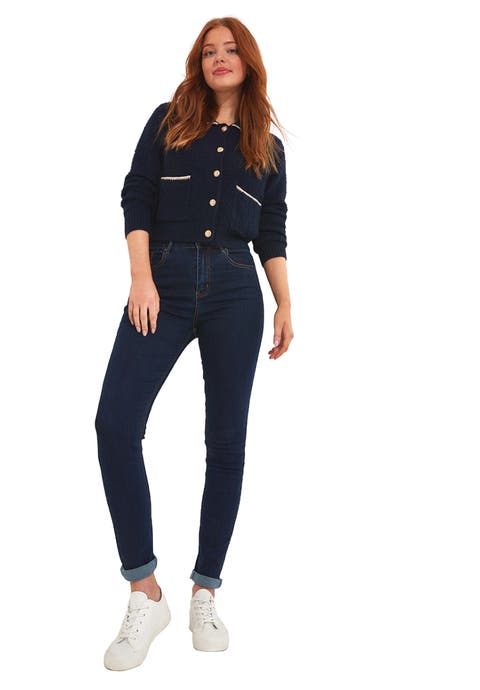 High Waisted Skinny Jeans (Plus)