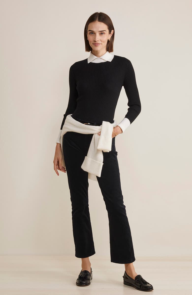 vineyard vines Cotton Blend Stretch Corduroy Kick Flare Pants, Alternate, color, 