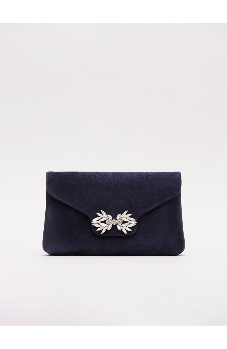 Phase Eight Sparkle Clutch Bag, Main, color, Navy