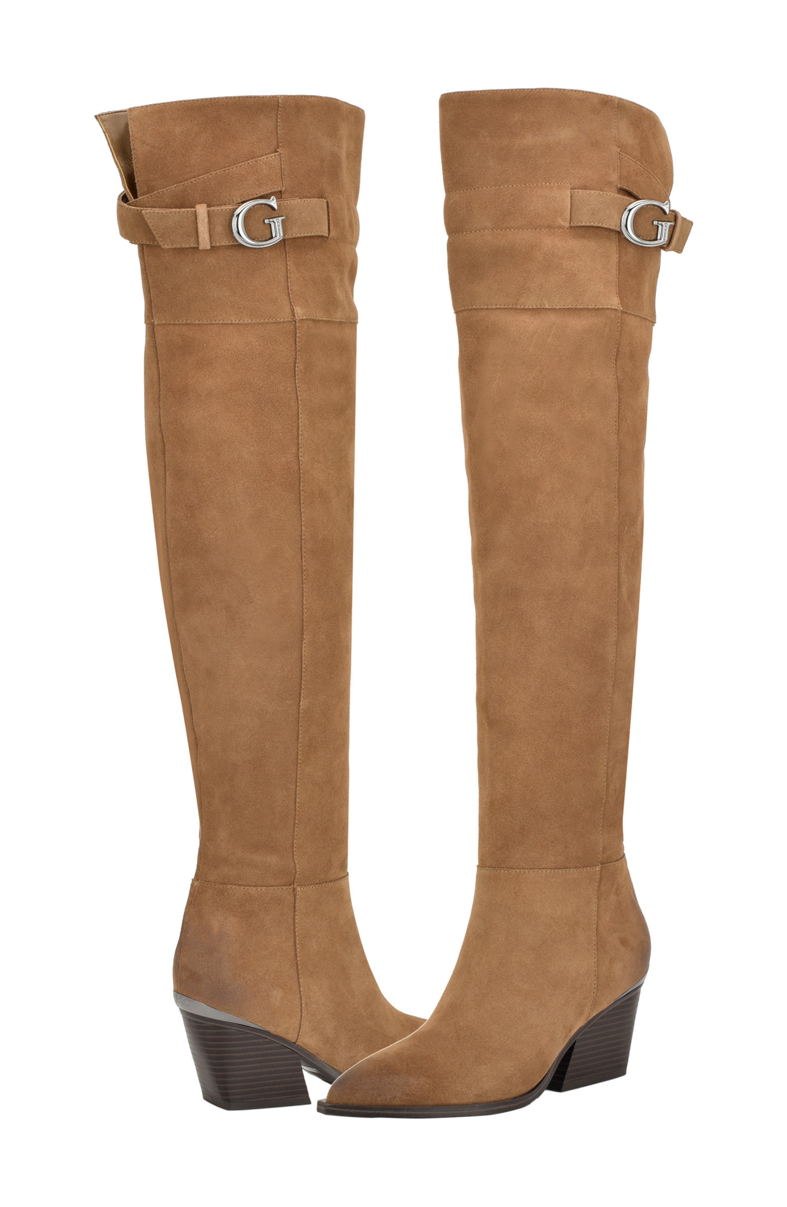 Wilton Over the Knee Slouch Boot, Alternate, color, MEDIUM BROWN