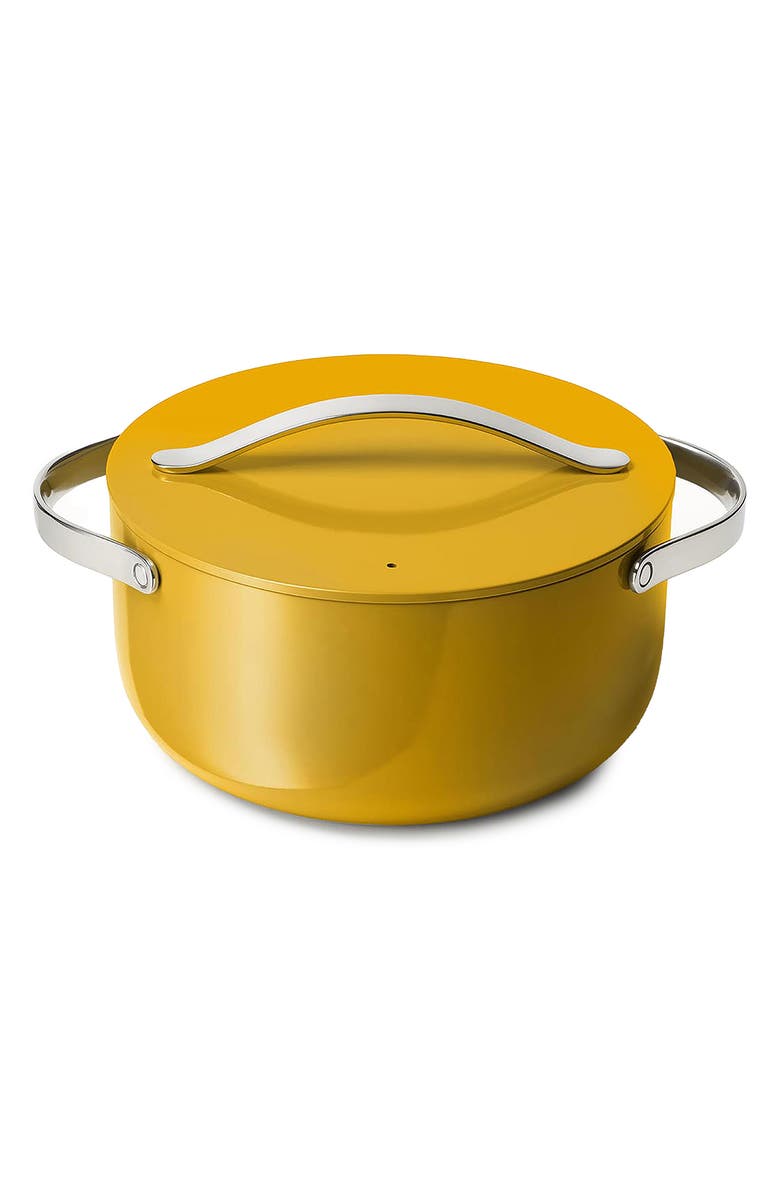 CARAWAY 6.5 Quart Dutch Oven With Lid, Main, color, Marigold