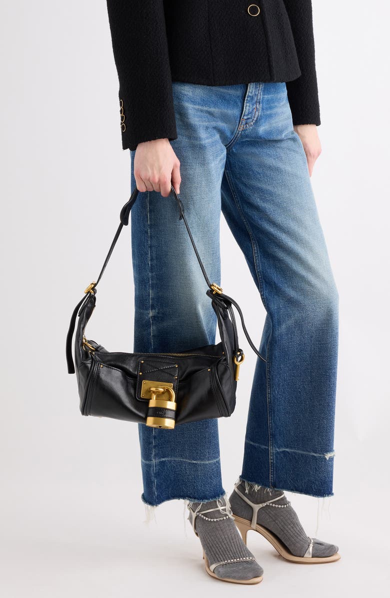 Chloé Paddington Leather Shoulder Bag, Alternate, color,