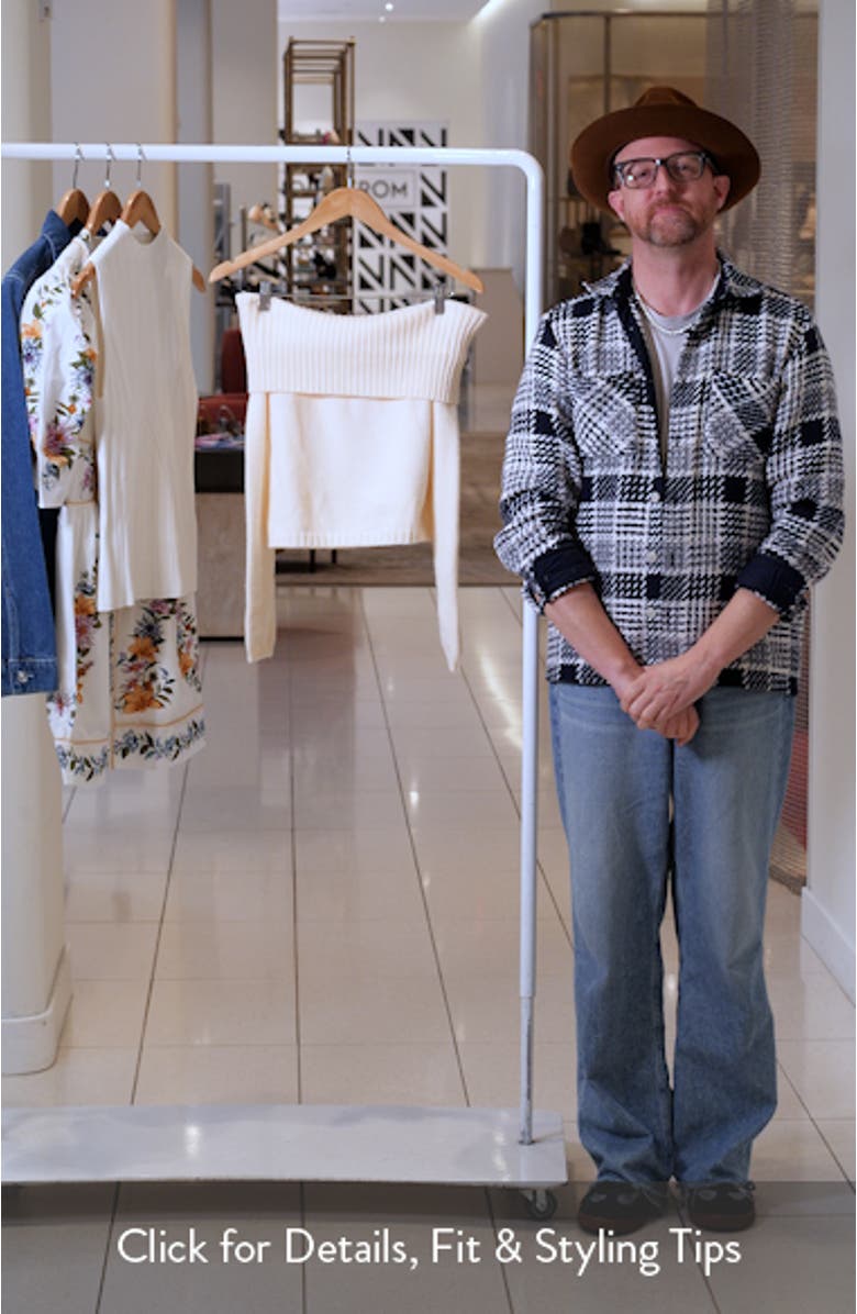 Tamara Foldover Off the Shoulder Sweater, sales video thumbnail