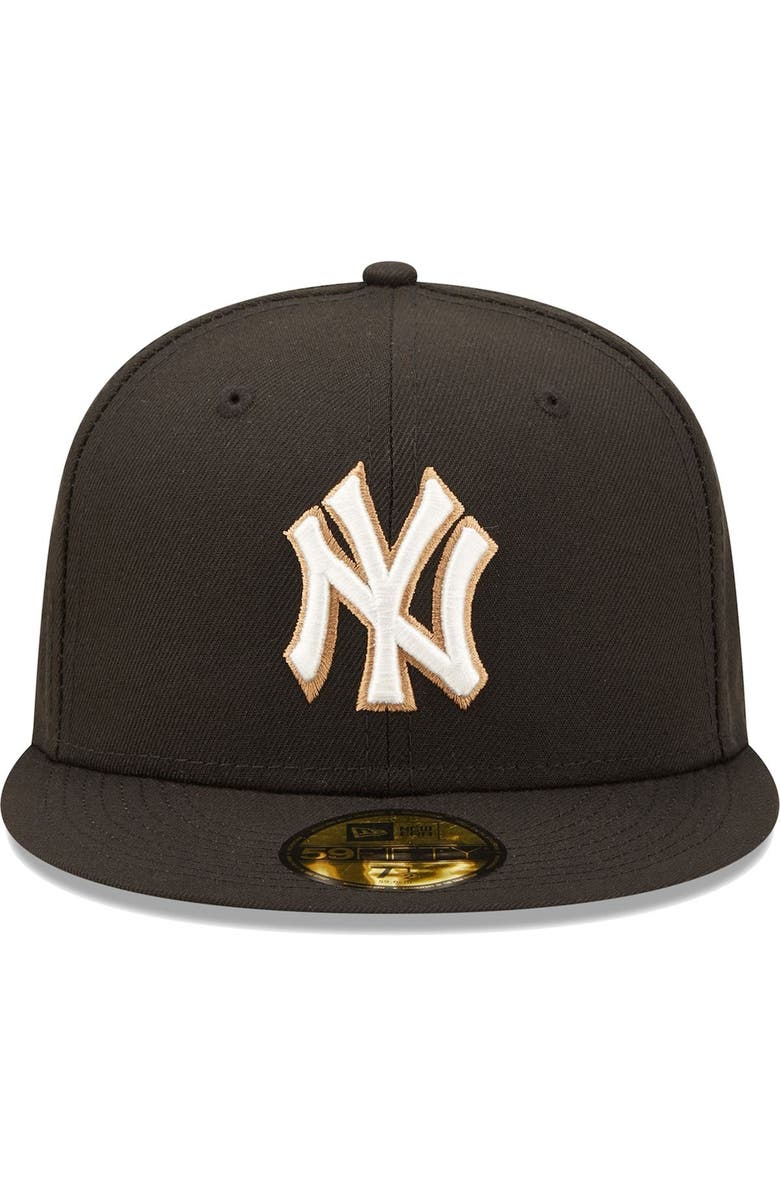 New Era Men's New Era Black New York Yankees 1996 World Series Wheat Undervisor 59FIFTY Fitted Hat, Alternate, color, 