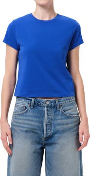 AGOLDE Adine Shrunken Supima® Cotton T-Shirt