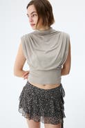 H&M Draped-panel Tiered Skirt