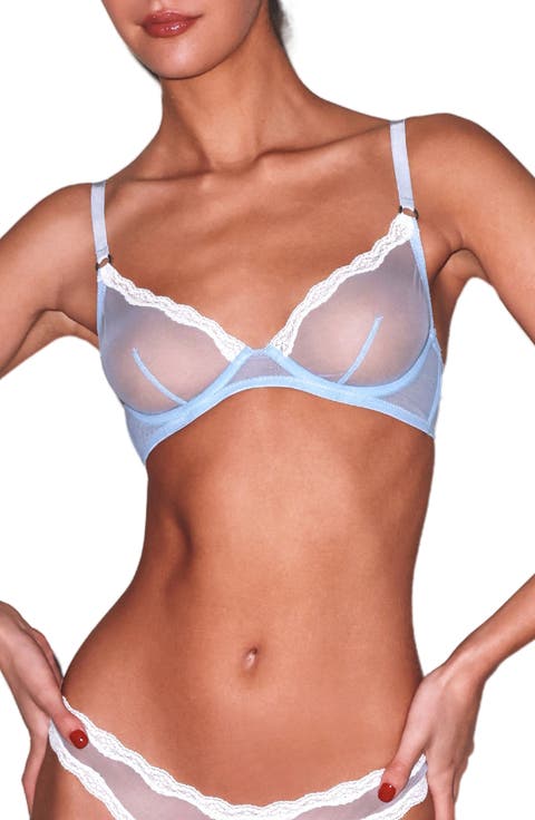 Sheer Tulle Demi Bra