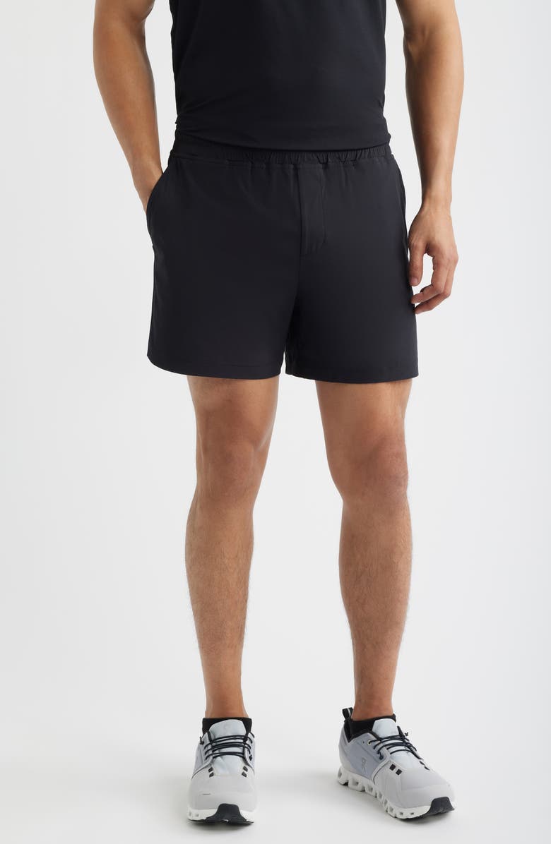 Zella Circuit Train Silk Shorts, Main, color, 