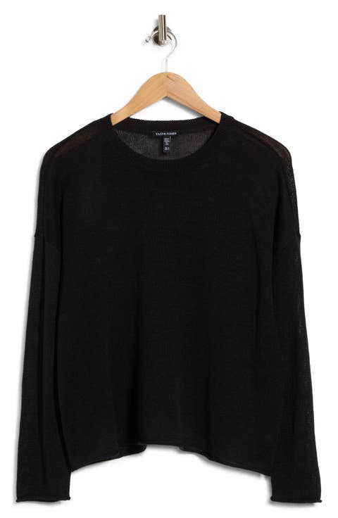 Crewneck Organic Linen & Organic Cotton Sweater