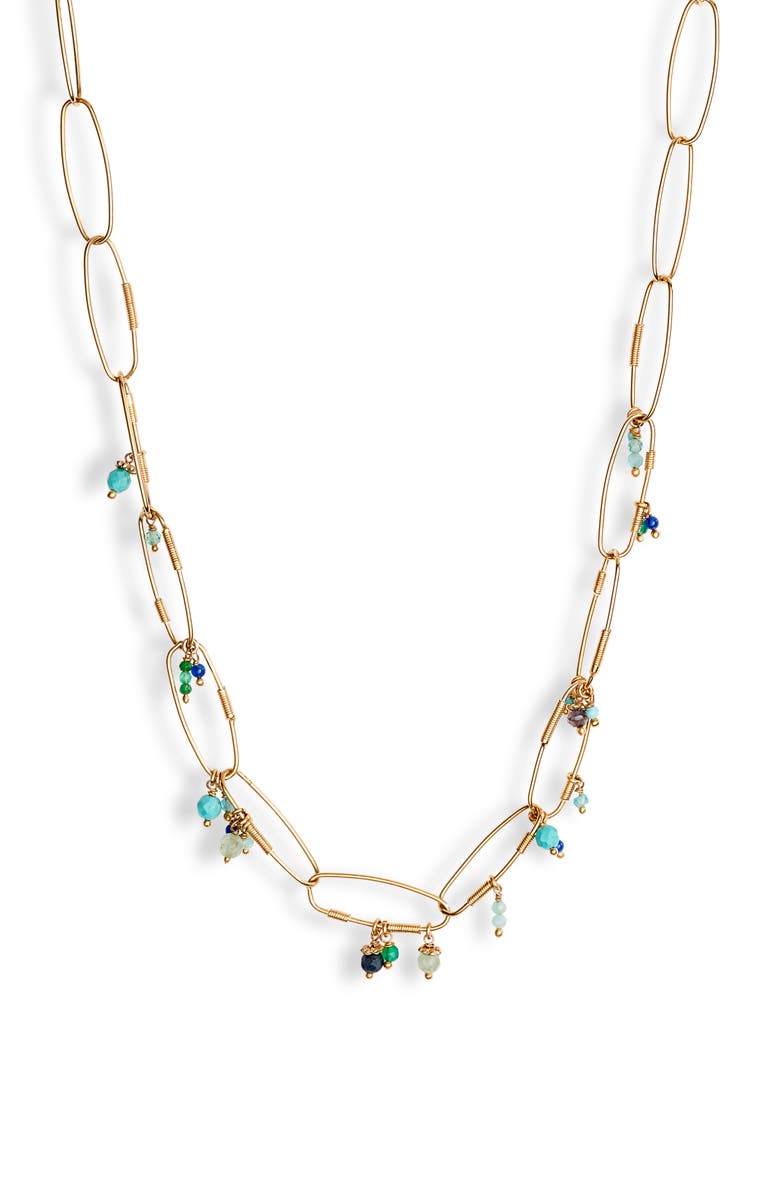 Gas Bijoux Cocoa Charm Necklace, Main, color, 