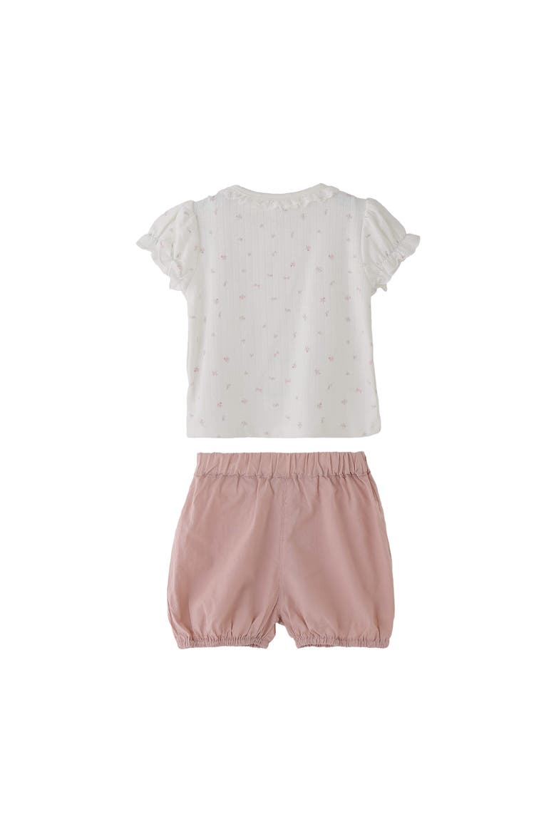 Floral Puff Set, Alternate, color, Pink