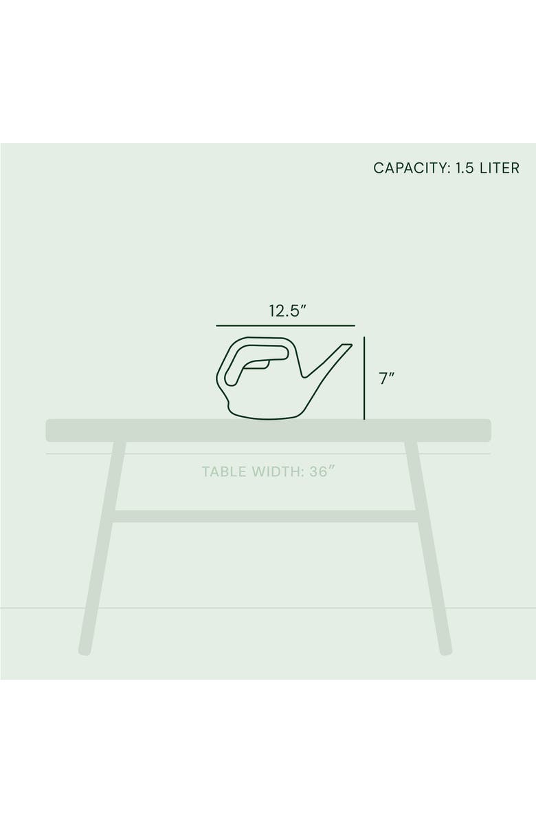 Bloem 0.4 Gallon Translucent Watering Can, Alternate, color, Yellow
