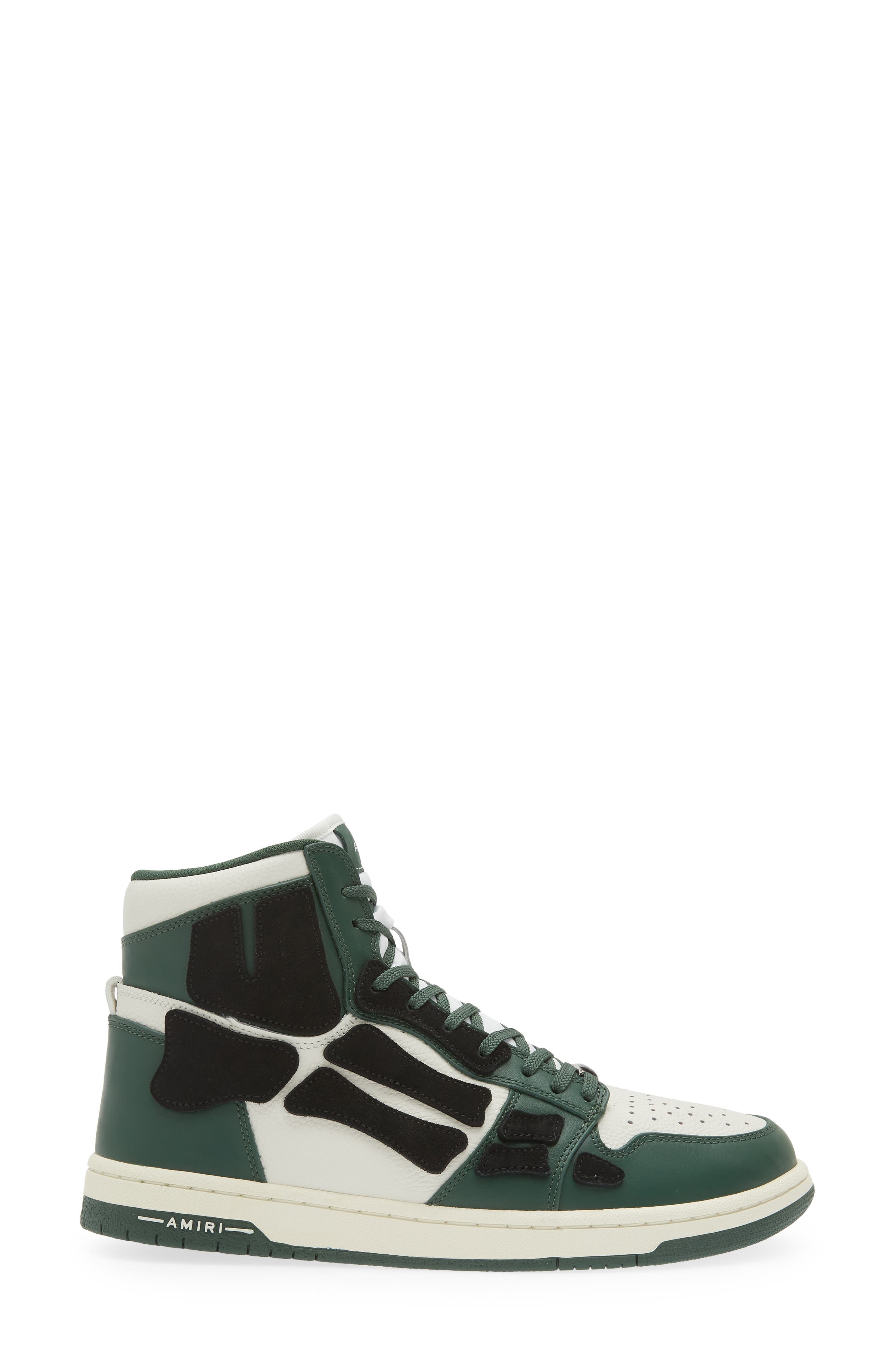 Skeleton High Top Sneaker, Alternate, color, GREEN