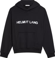 Helmut Lang Stencil Logo Graphic Hoodie
