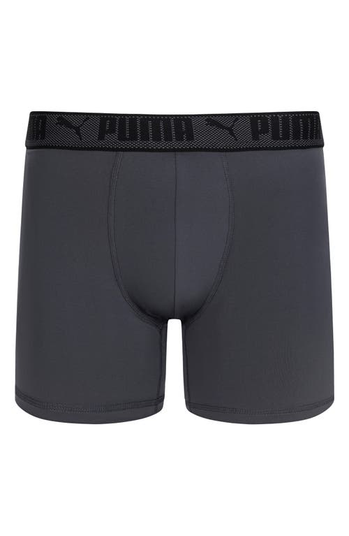 Puma 3-pack Flex Training Boxer Briefs In Black