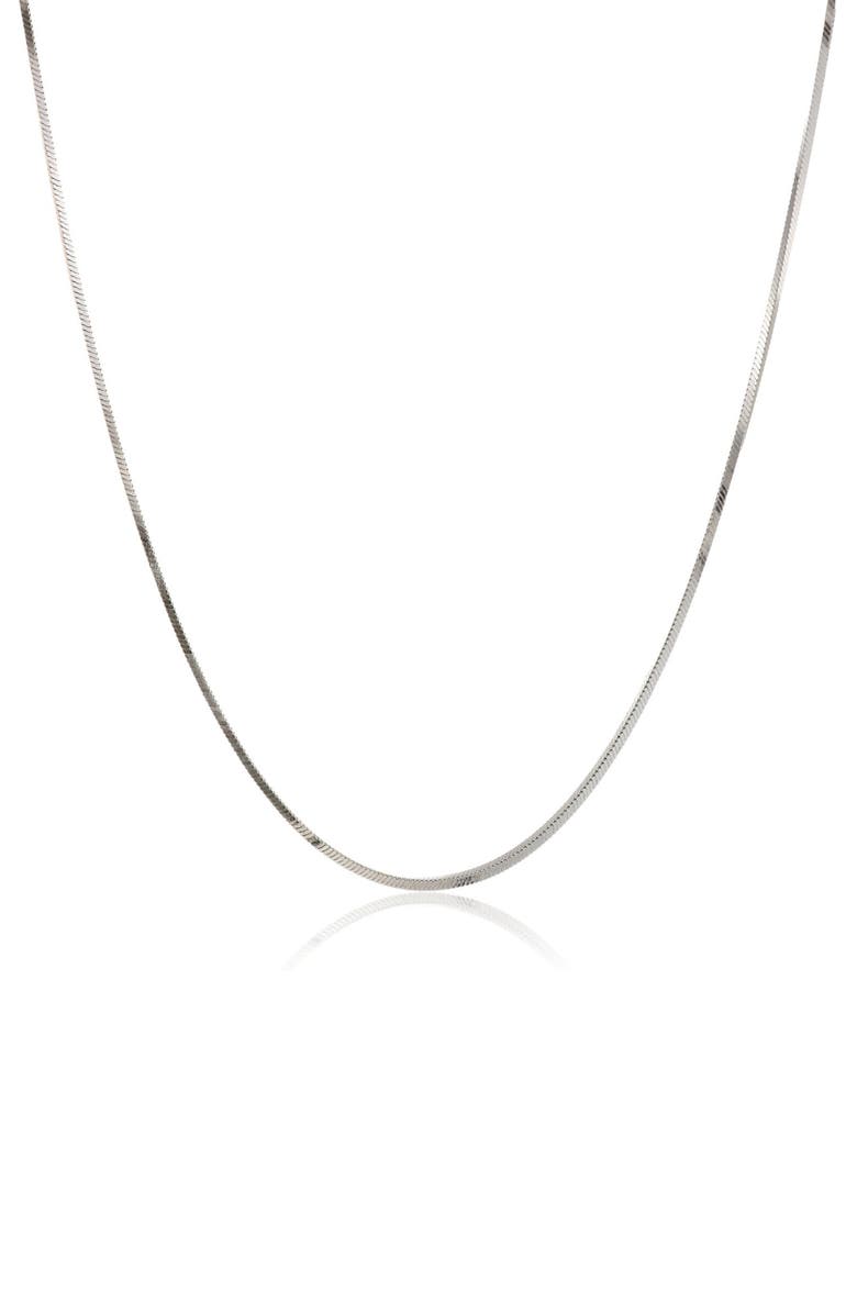 BEST SILVER Snake Chain Necklace, Alternate, color, Silver