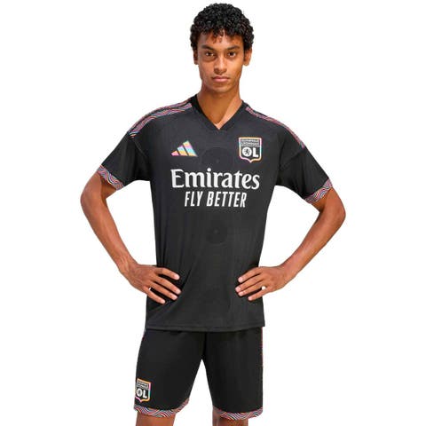 Men's adidas  Black Olympique Lyonnais 2026/27 Third Replica Jersey