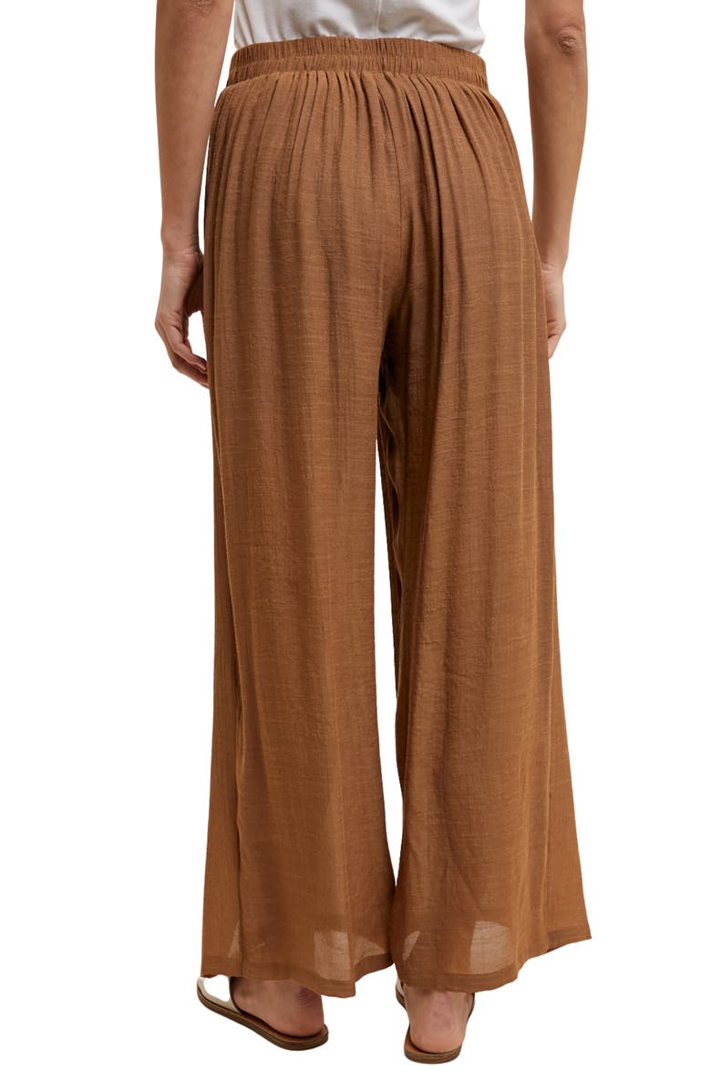 WISHLIST Tulip Drawstring Pants, Alternate, color, Camel