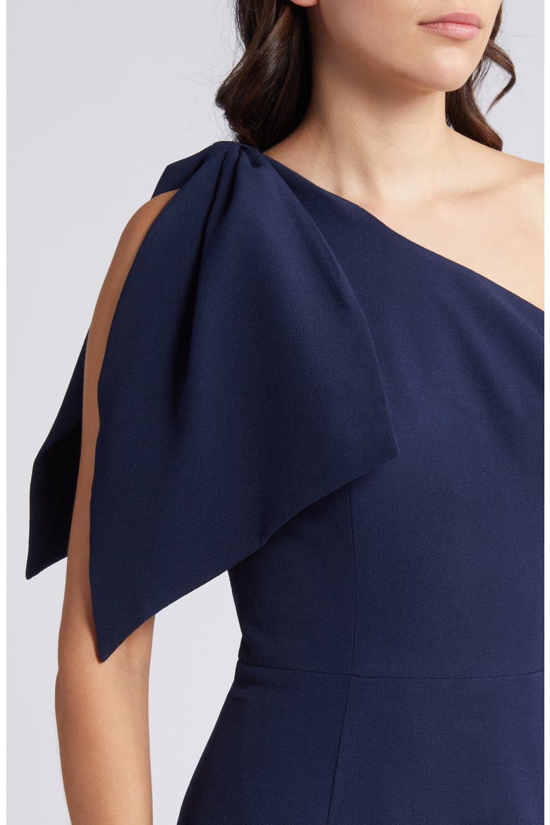 Tiffany One-Shoulder Midi Dress, Alternate, color, MIDNIGHT