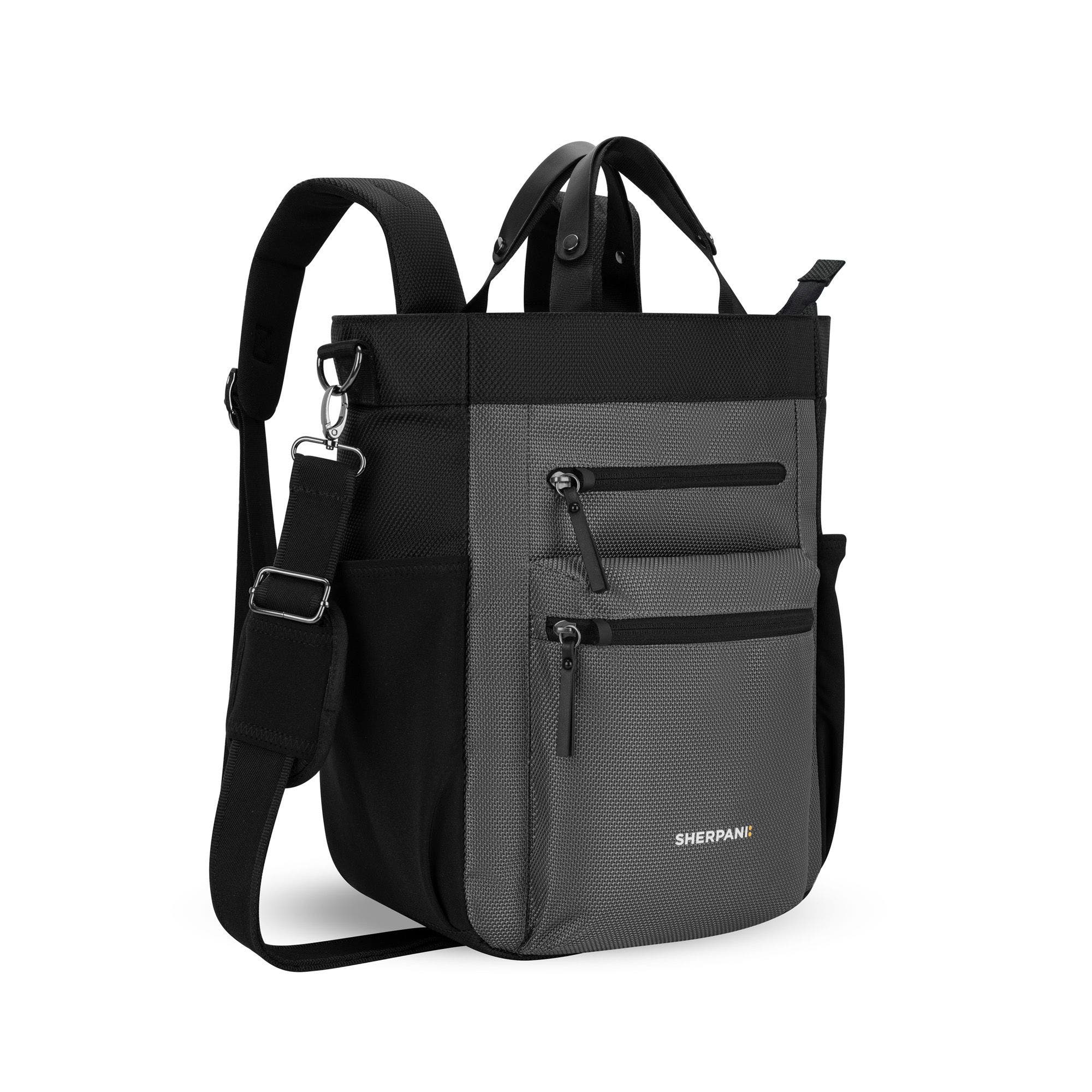 Soleil Anti Theft Convertible Purse W/ RFID Protection, Alternate, color, Granite - S26