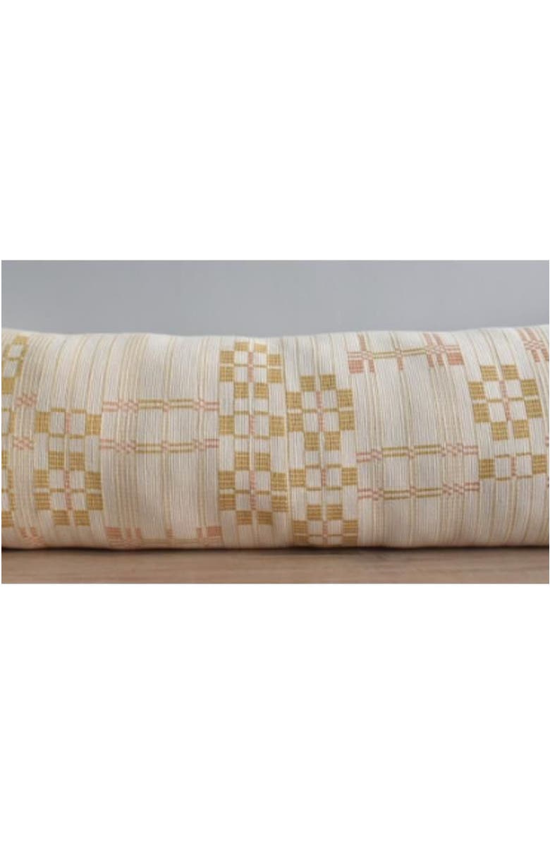 Heirloom Naga Chingchen Handwoven Long Lumbar - Cover, Alternate, color, Beige