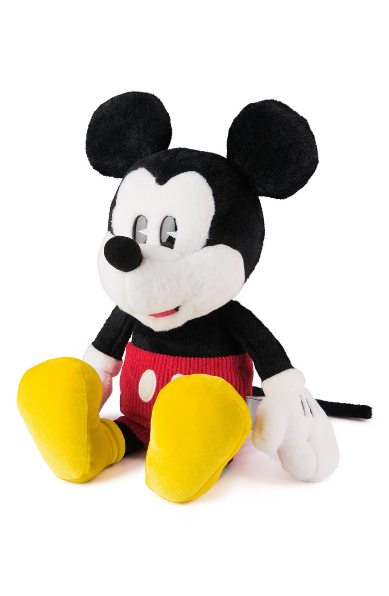 Gund Classic Mickey Stuffed Toy, Alternate, color, Black/ White Multi