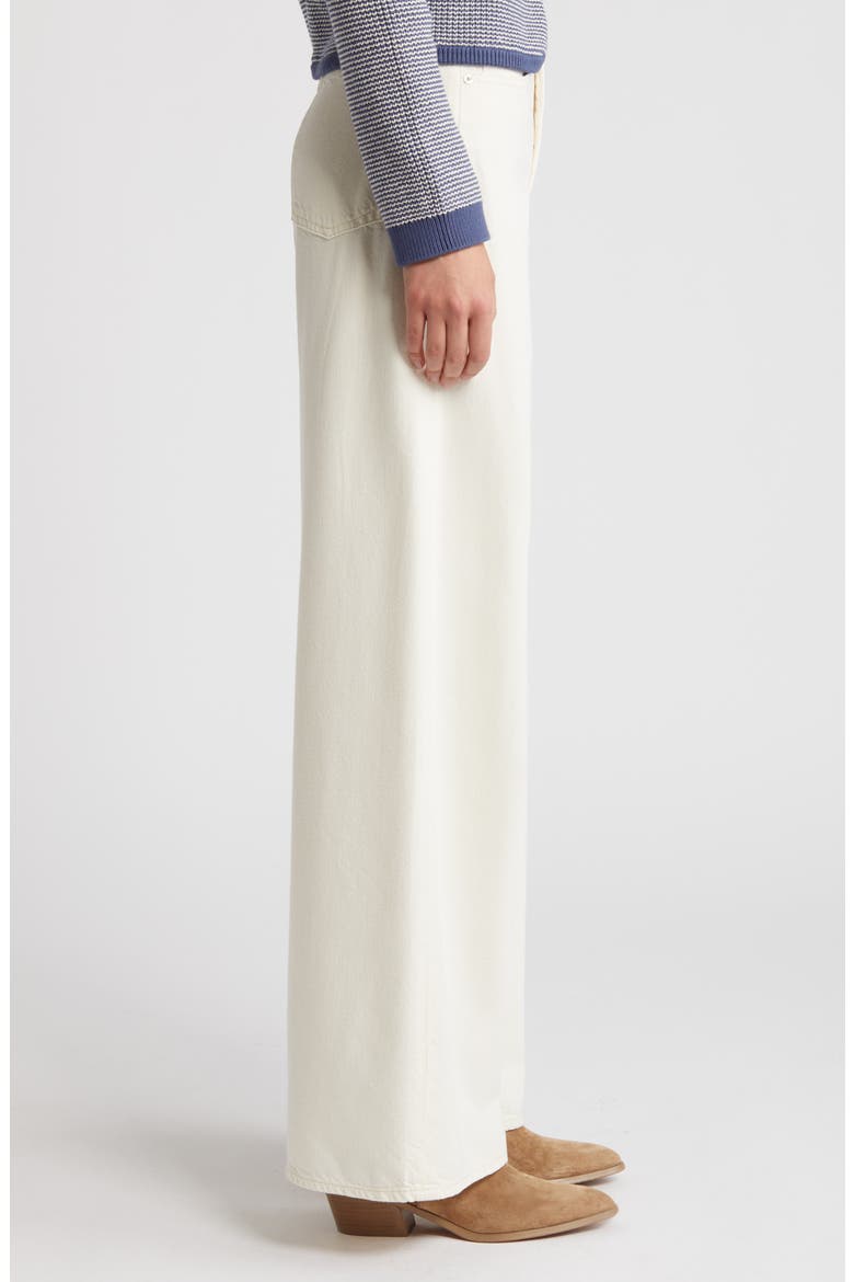 Sofie Featherweight Wide Leg Jeans, Alternate, color, ECRU