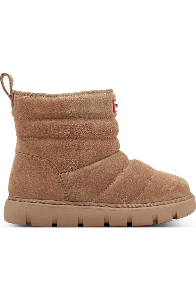 Hunter Kids' Cuddle Lug Sole Insulated Waterproof Snow Boot, Alternate, color, Tan/ Tan