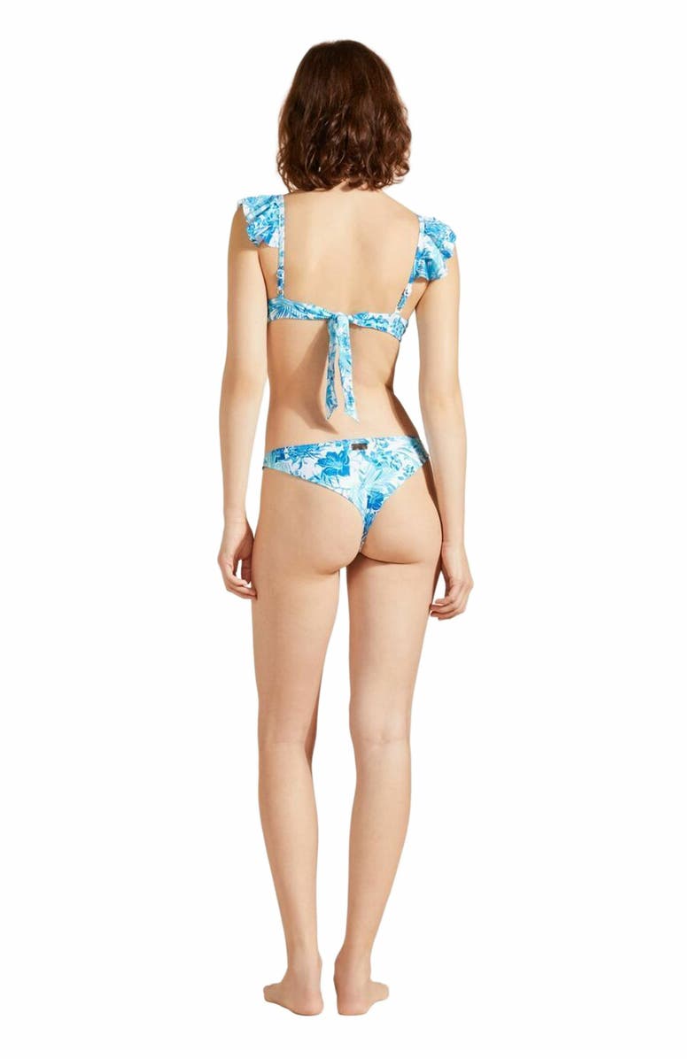 Vilebrequin Women's Tahiti Flowers Tanga Bikini Bottom, Alternate, color,