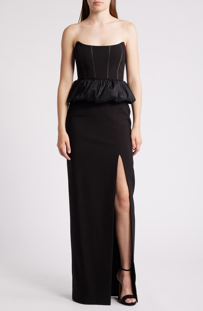 LIKELY Liana Corset Strapless Gown, Main, color, 