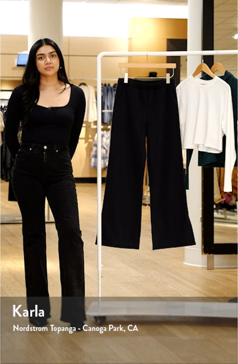 On The Go Wide Leg Flare Pants, sales video thumbnail