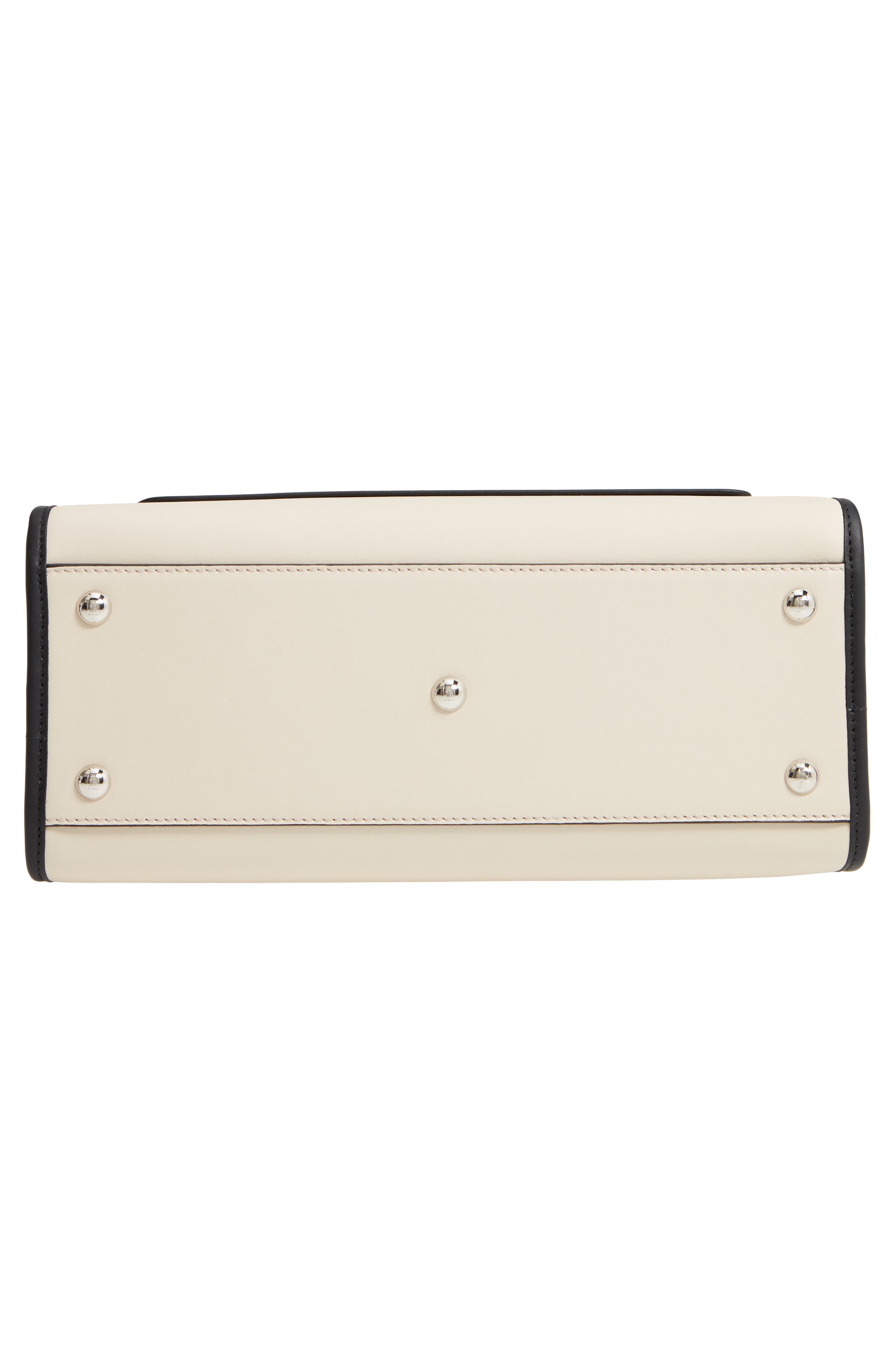 Fendi Small Runaway Calfskin Leather Satchel, Alternate, color, 