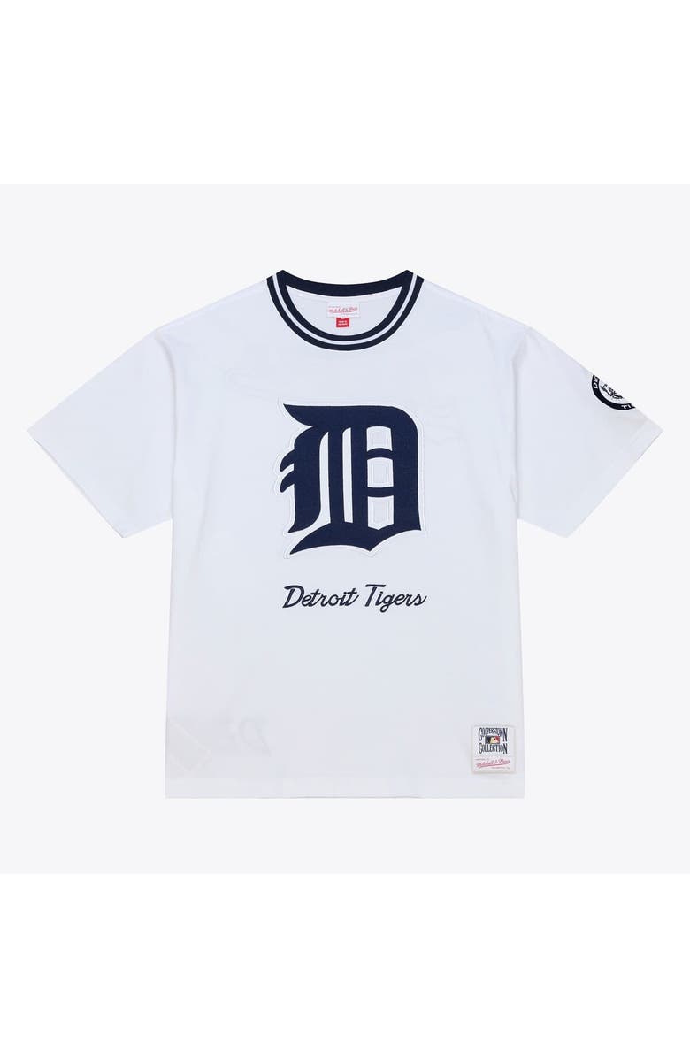 Mitchell & Ness Men's Mitchell & Ness  White Detroit Tigers Cooperstown Collection Arctic T-Shirt, Main, color, White