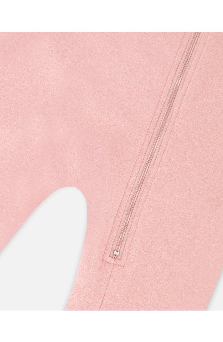 Deux par Deux Girl One-Piece Thermal Underwear, Alternate, color, Dusty Pink