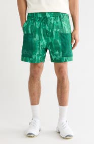 MALBON Mesh Basket Pocket Shorts