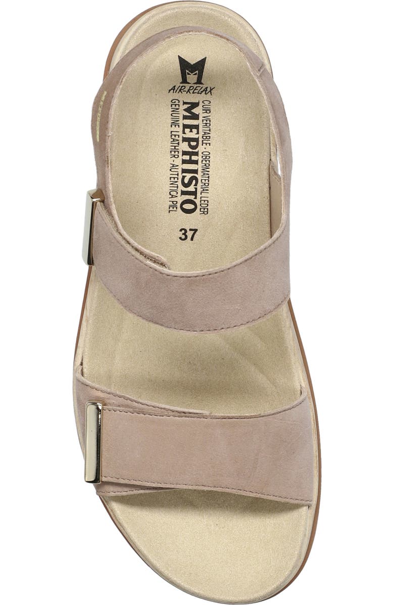 Mephisto Dominica Platform Sandal, Alternate, color, Light Taupe Velsport