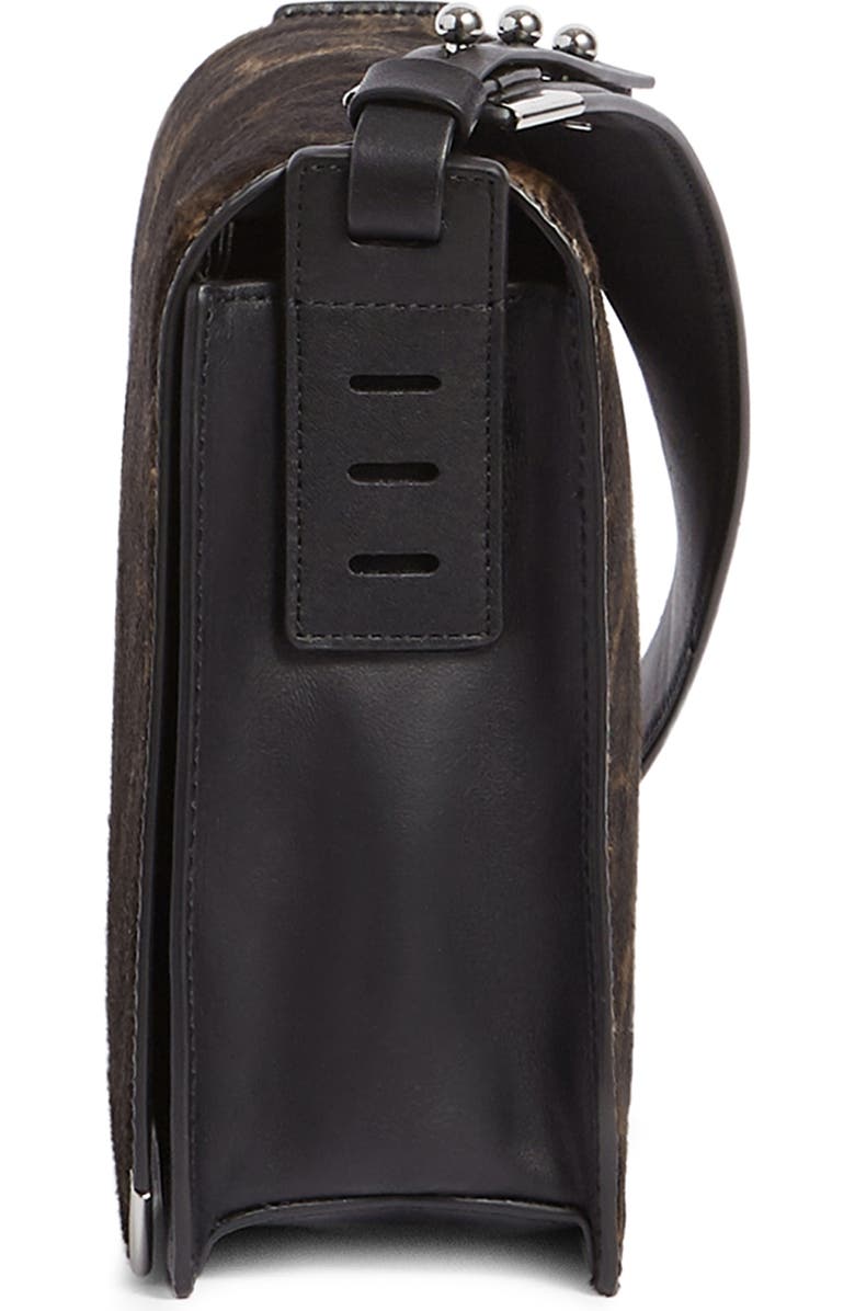 AllSaints Vincent Genuine Calf Hair Shoulder Bag, Alternate, color,