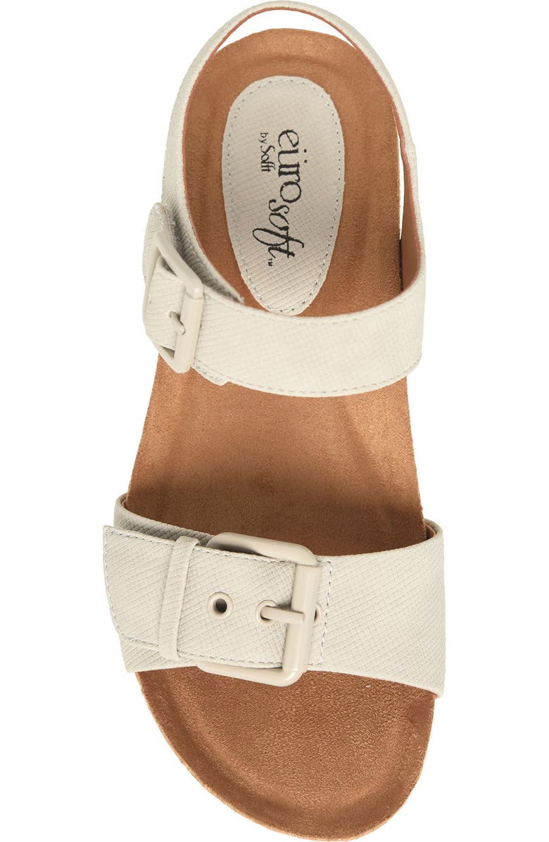 EUROSOFT Glinda Cork Wedge Sandal, Alternate, color, Mist Grey