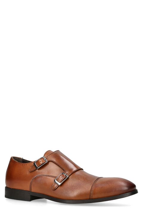 Harry Double Monk Strap Loafer (Men)