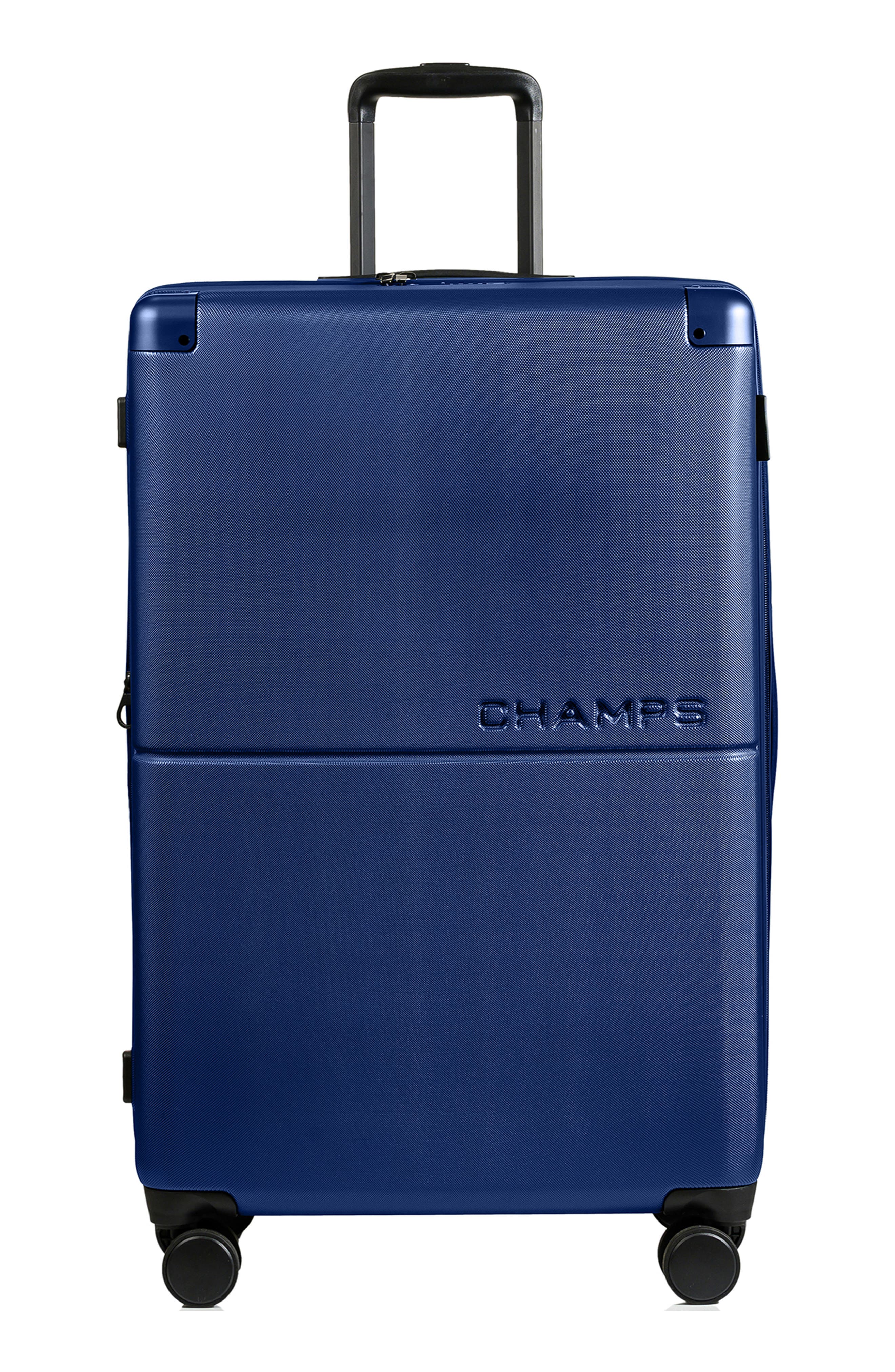 CHAMPS Earth 3-Piece Wheeled Luggage Set, Alternate, color, Navy