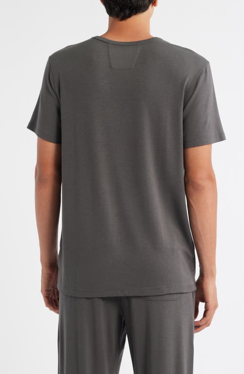 Daniel Buchler Modal Blend Pajama T-shirt In Gray