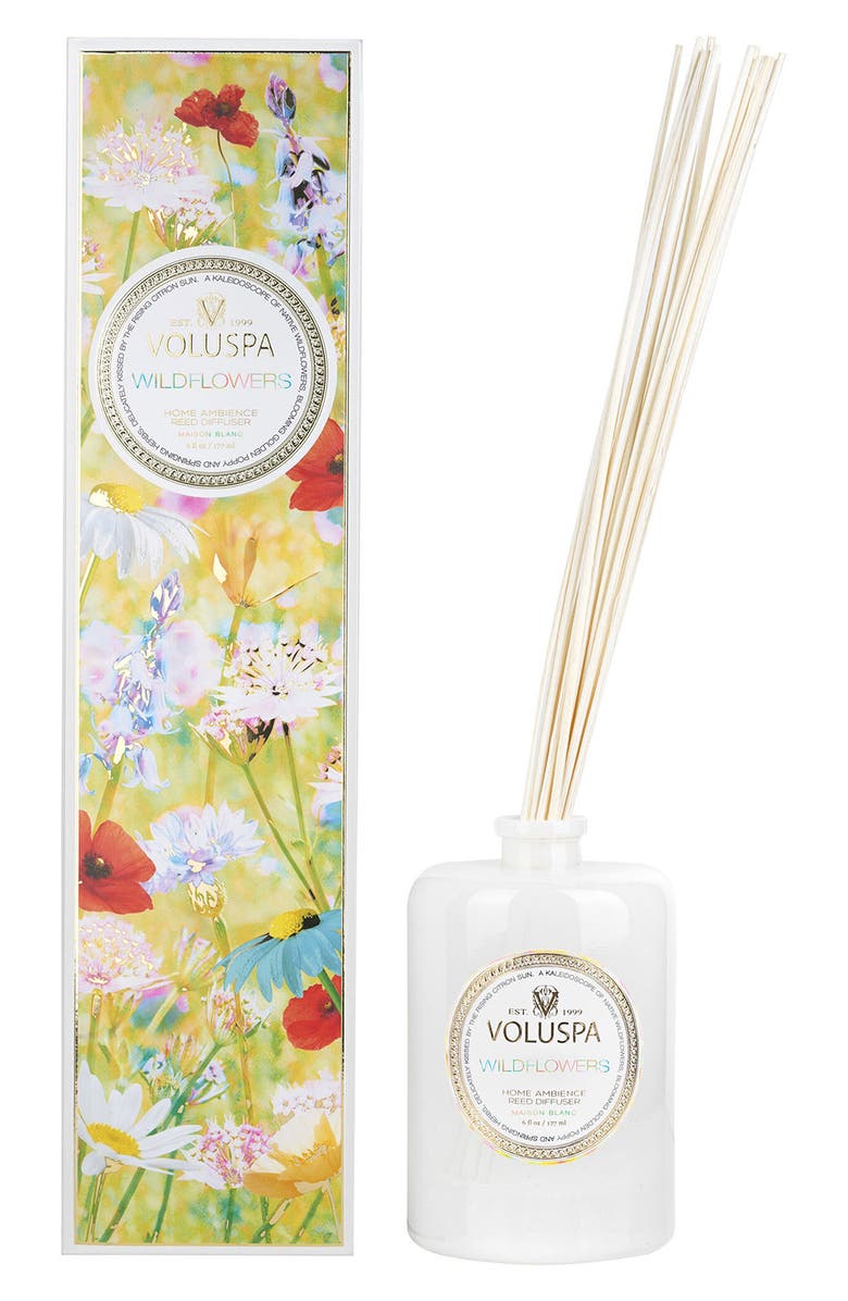 Voluspa Wildflowers Reed Diffuser, Main, color, Wildflowers
