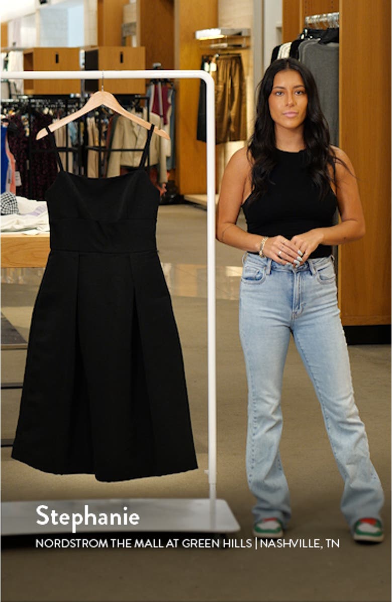 Faille Cocktail Midi Dress, sales video thumbnail