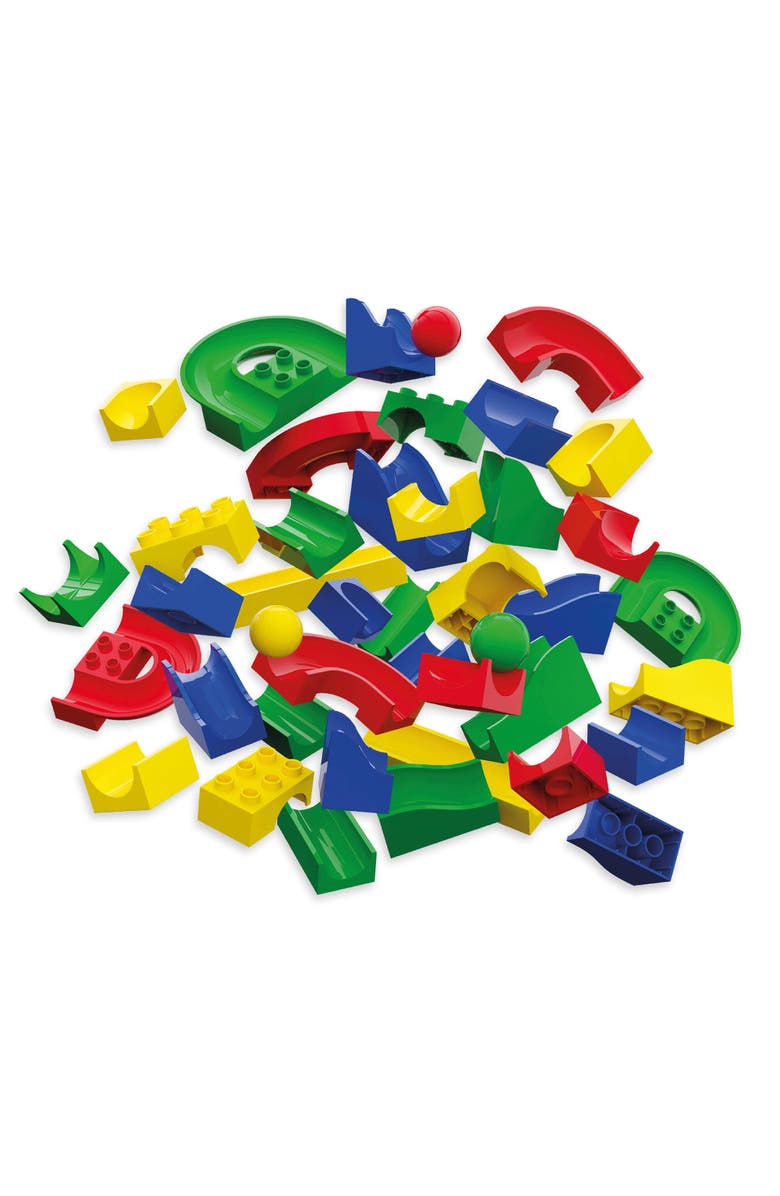 Hubelino 55 Piece Run Elements - The Original Marble Run Expansion Set - Made in Germany, Main, color, Multi
