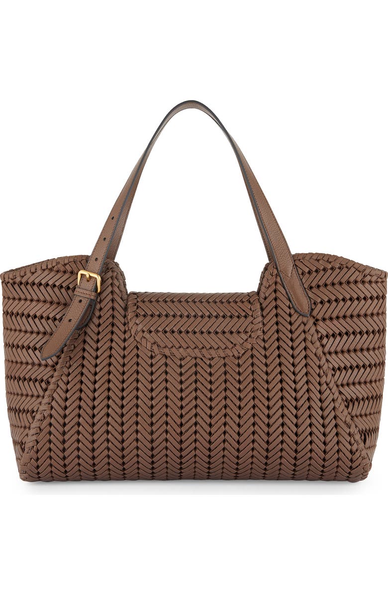 Anya Hindmarch The Neeson Tassel Woven Leather Tote, Alternate, color,
