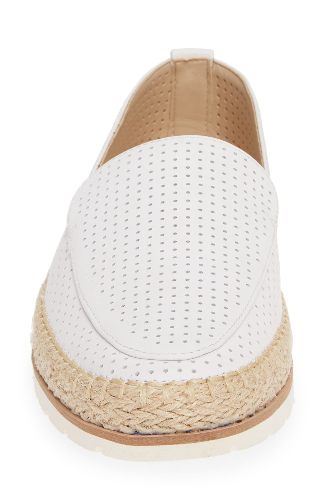 Jaxx Loafer, Alternate, color, WHITE LEATHER
