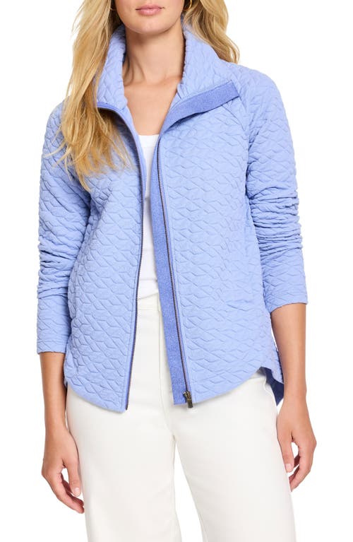 Nz Active By Nic+zoe All Year Prism Quilted Jacket In Cool Blue