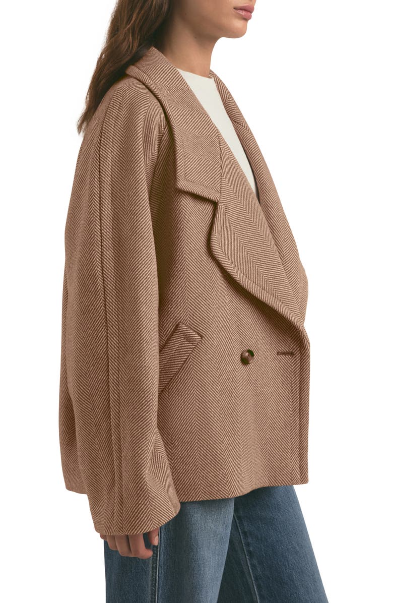 Favorite Daughter The Cameron Herringbone Coat, Alternate, color, 
