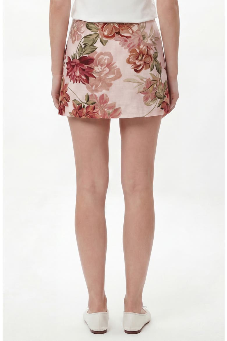 Tea Party Miniskirt, Alternate, color, IN BLOOM